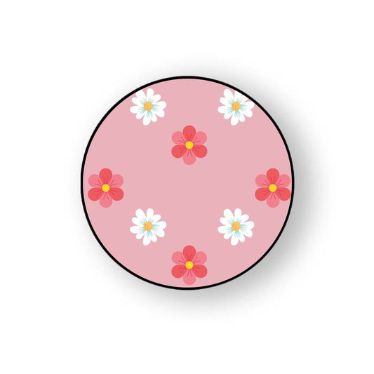 Cute Pink Floral Holder