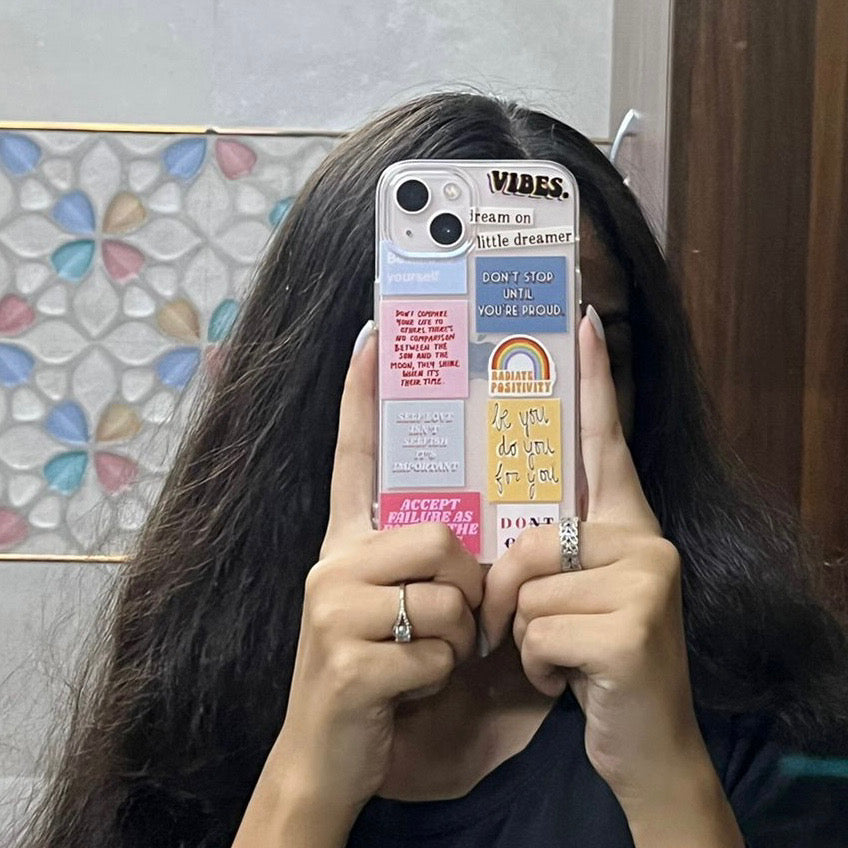 Aesthetic Quotes Iphone Cases With Sayings Positive Quote Clear